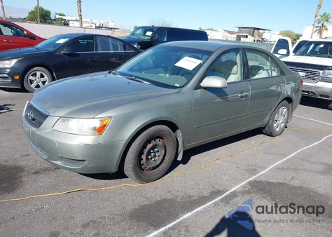 2008 Hyundai Sonata Gls from USA, damaged, VIN 5NPET46C78H366736